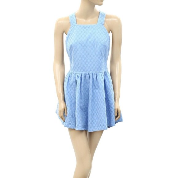 Free People Blue Mini Dress - Picture 4 of 8